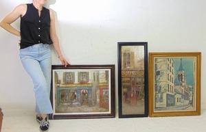 lot 365 image: Lot of 3 Framed Prints