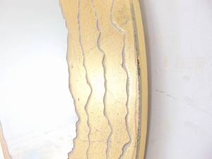 lot 62 image: Incredible Round Gold Mirror