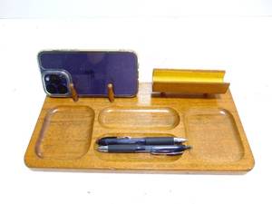 lot 108 image: Vintage Mid Century Teak Organizer