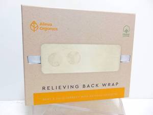 lot 400 image: Alieva Organics Relieving Back Wrap