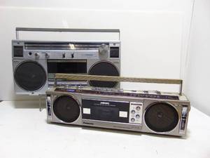 lot 85 image: PANASONIC RX-F4 and TOSHIBA RT-120S Stereo Radio Cassette Recorder- as is