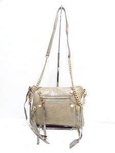 lot 109 image: BOTKIER Chain Crossbody with Fringe Accents- Grey