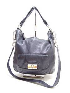 lot 113 image: Coach 14769 black leather Xlg Kristin convertible handbag shoulderbag purse