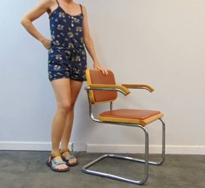 lot 78 image: THONET Mid Century Cesca Armchair
