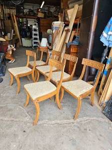 lot 236 image: Vintage Cantilever Cane and Chrome Cesca Chair