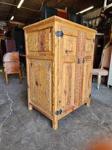 lot 316 image: Rustic Pine Cabinet