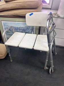 lot 605 image: Walker and a Shower Chair