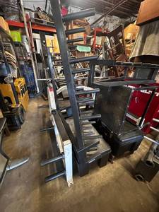 lot 55 image: Rack for Weight Plates