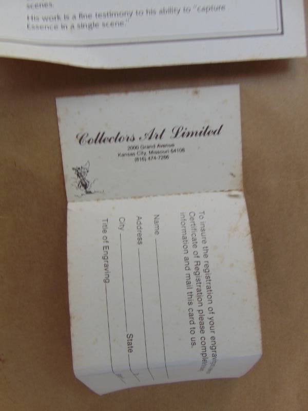 David Frederick Gray Limited Edition, Numbered 