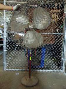 lot 276 image: Antique Vintage Industrial Fan by Emerson Electric
