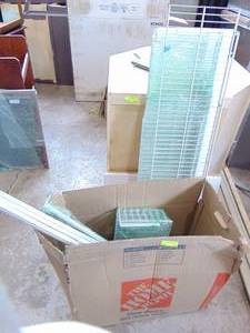 lot 313 image: Wire shelves  Parts for Storage