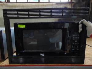 lot 326 image: Black Whirlpool Microwave