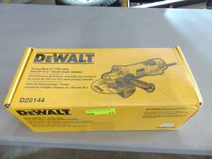 lot 11 image: DEWALT D28144 Heavy Duty 6 Cut Off Tool  Small Angle Grinder NEW IN BOX