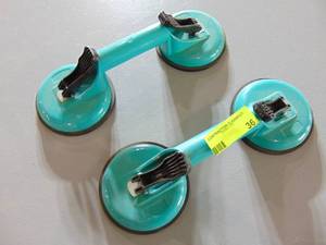 lot 36 image: Glass Suction Cup Handles