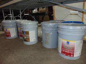 lot 37 image: Lot of Paint, Mostly Sherwin Williams