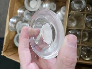 lot 122 image: Lot of Glass Candle Holders