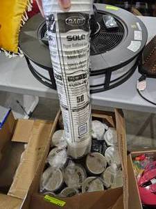 lot 141 image: Large Lot of SOLO Stirofoam Cups and Lids