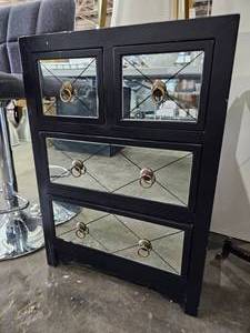 lot 148 image: Mirrored Nightstand