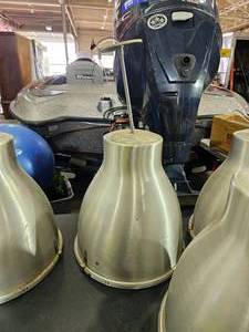 lot 161 image: Luminaire Large Industrial Hanging Light Fixture # 3