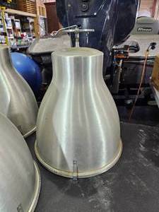 lot 162 image: Luminaire Large Industrial Hanging Light Fixture # 4