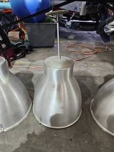 lot 165 image: Luminaire Large Industrial Hanging Light Fixture # 7