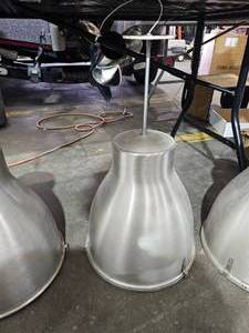 lot 166 image: Luminaire Large Industrial Hanging Light Fixture # 8