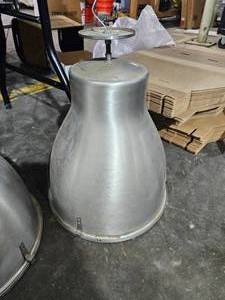 lot 167 image: Luminaire Large Industrial Hanging Light Fixture # 9