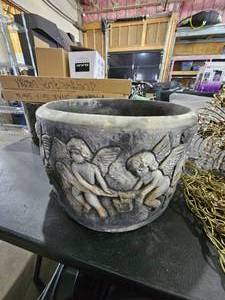 lot 193 image: COMANCHE Made Beautiful Angel Planter Pot