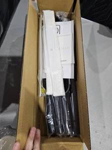 lot 203 image: Black Curtain Rod New in Box
