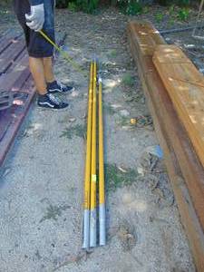 lot 385 image: Jameson FG-63 Fiberglass Tree Pruner Pole Set