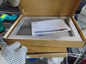 lot 39 image: Lot of 2 with Dayton Extruded Aluminum Door Vents New