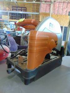 lot 46 image: RIDGID 15 Amp 14 in. Abrasive Cut-Off Saw
