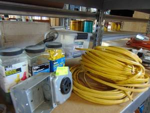 lot 72 image: Electrical Contents on Shelf