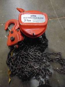 lot 709 image: HS-C Type Chain Block 3 Ton 10 Lift