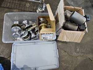 lot 213 image: Track Lights and Doorknobs