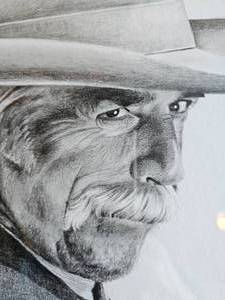 lot 221 image: Sam Elliott Original Drawing