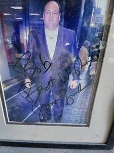lot 222 image: James Gandolfini Signed Sopranos