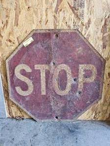 lot 223 image: Vintage Stop Sign