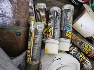lot 406 image: Lot of Flex Seal Spray Rubber Sealant Coating