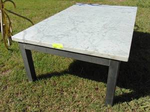 lot 358 image: Coffee Table with Stone Top