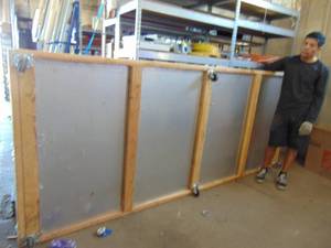 lot 78 image: Lot of Four New Stainless Steel sheets - Enormous