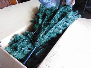 lot 751 image: Nice Big Faux Christmas Tree